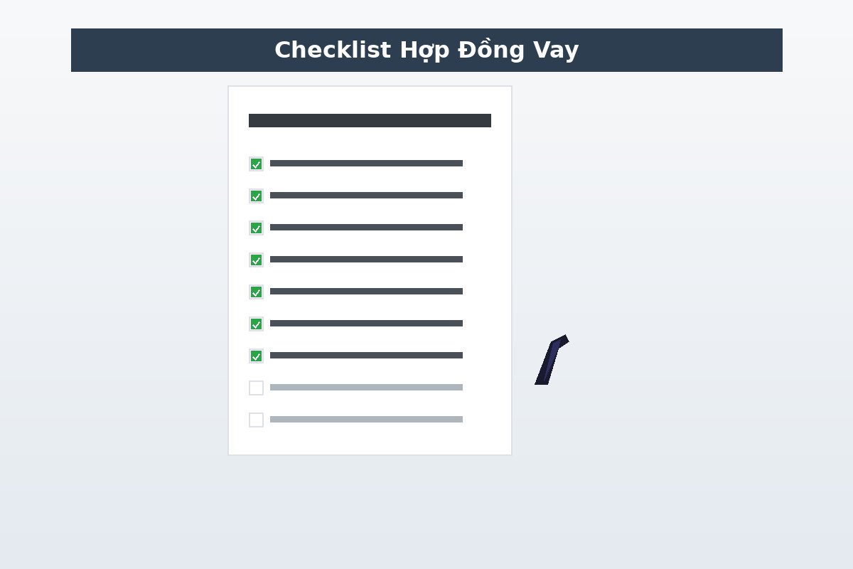 Checklist 10 điểm cần đọc kỹ trước khi ký hợp đồng vay