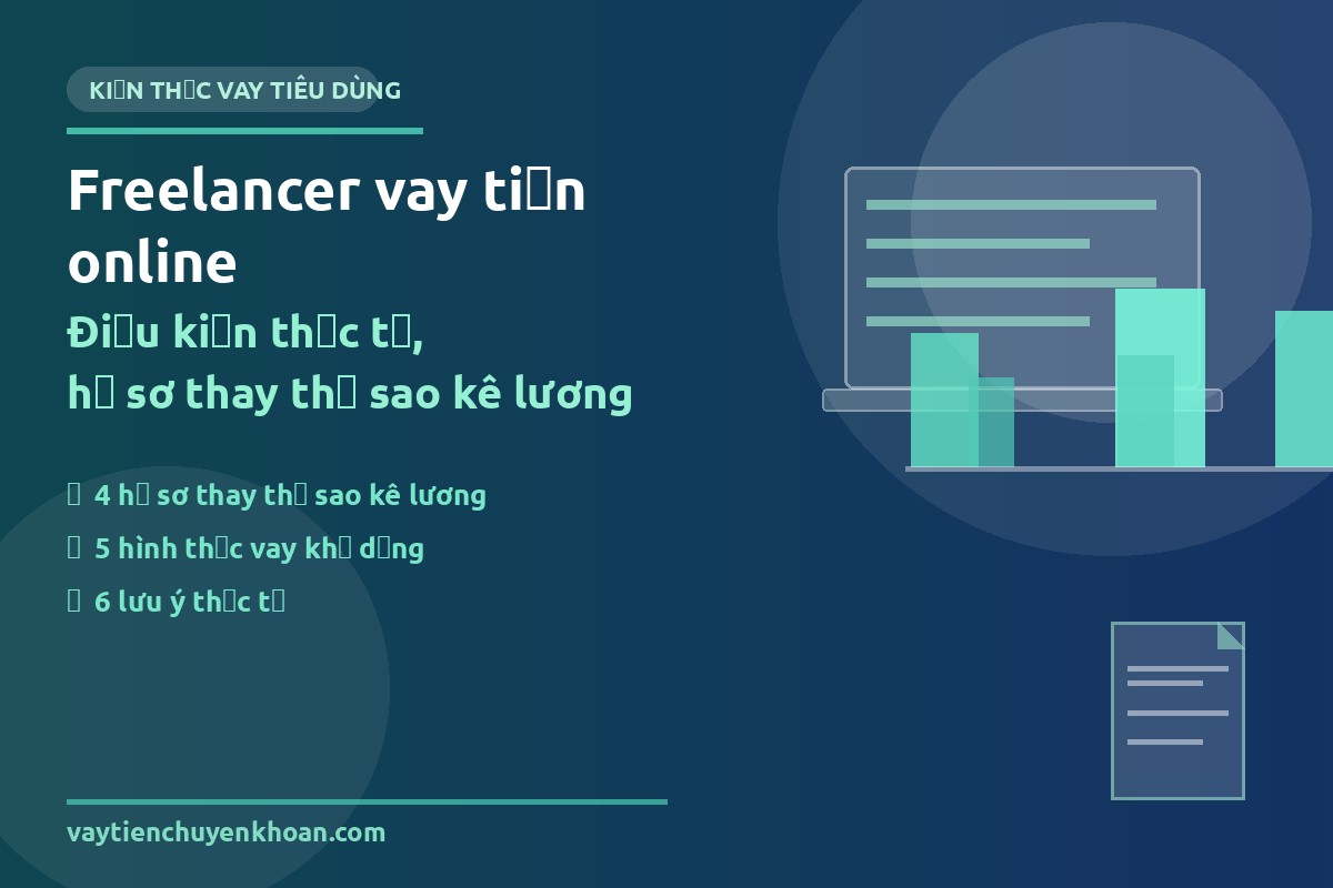 Freelancer vay tiền online — điều kiện thực tế, hồ sơ thay thế sao kê lương, và những lưu ý